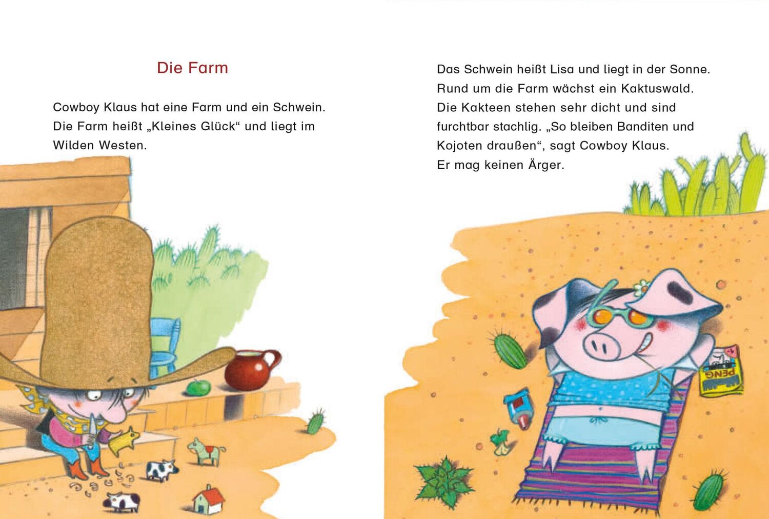 Bild: 9783864296505 | Cowboy Klaus und sein Schwein Lisa | Eva Muszynski | Taschenbuch