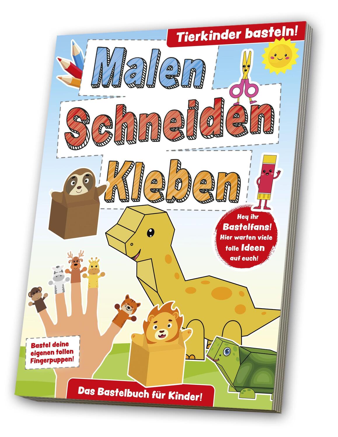 Cover: 4019393988815 | Bastelbuch - Tierkinder | Broschüre | 32 S. | Deutsch | 2023