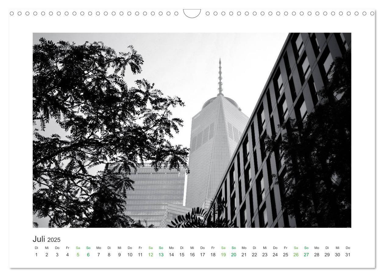 Bild: 9783435375424 | New York in schwarz weiss (Wandkalender 2025 DIN A3 quer), CALVENDO...