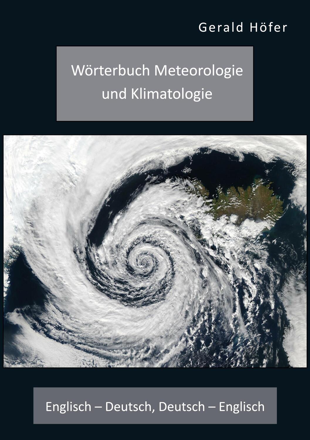 Cover: 9783961468799 | Wörterbuch Meteorologie und Klimatologie. Englisch - Deutsch,...