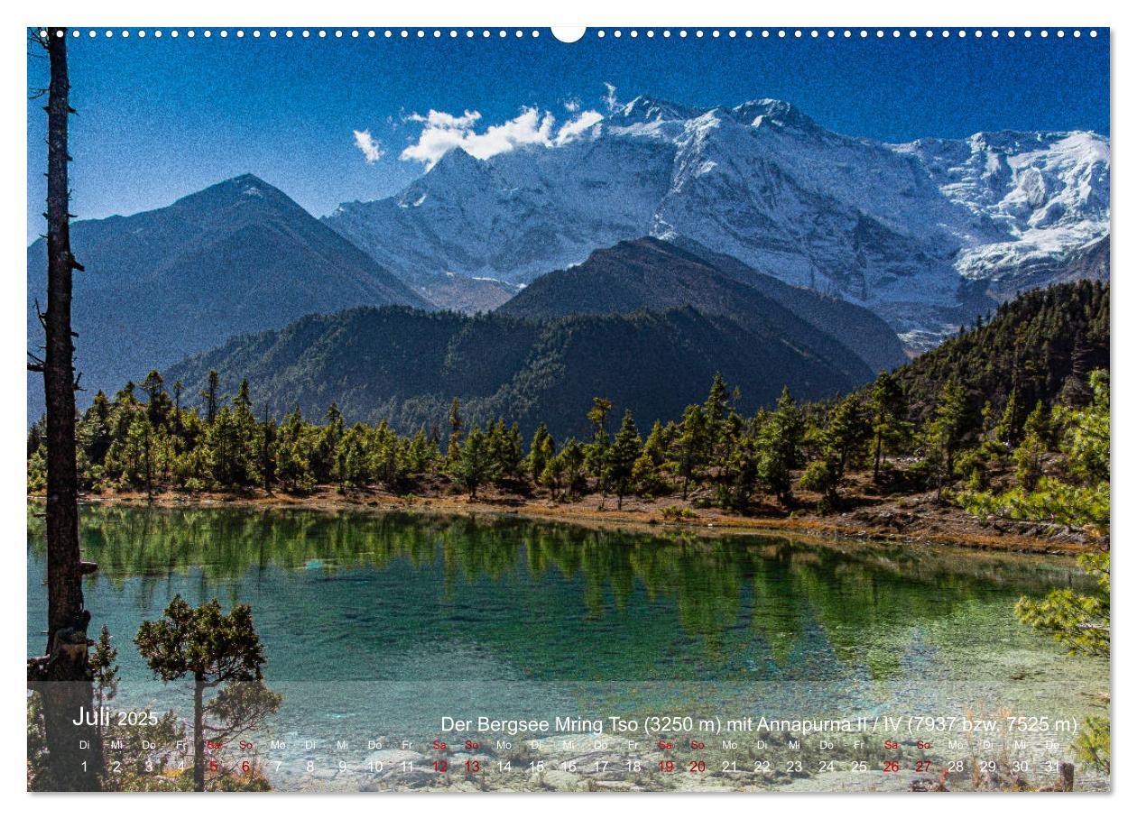 Bild: 9783435148738 | NEPAL - rund um die Annapurna (Wandkalender 2025 DIN A2 quer),...