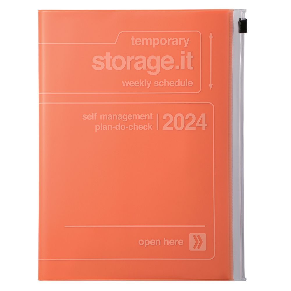 Cover: 4550045107067 | MARK'S 2023/2024 Taschenkalender A5 vertikal, Storage it, Orange