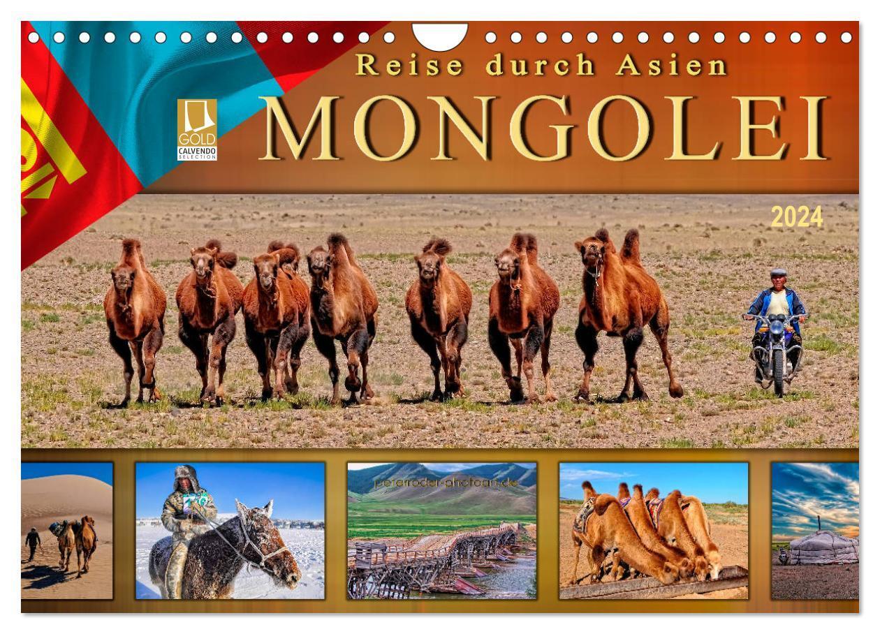 Cover: 9783383225550 | Reise durch Asien - Mongolei (Wandkalender 2024 DIN A4 quer),...