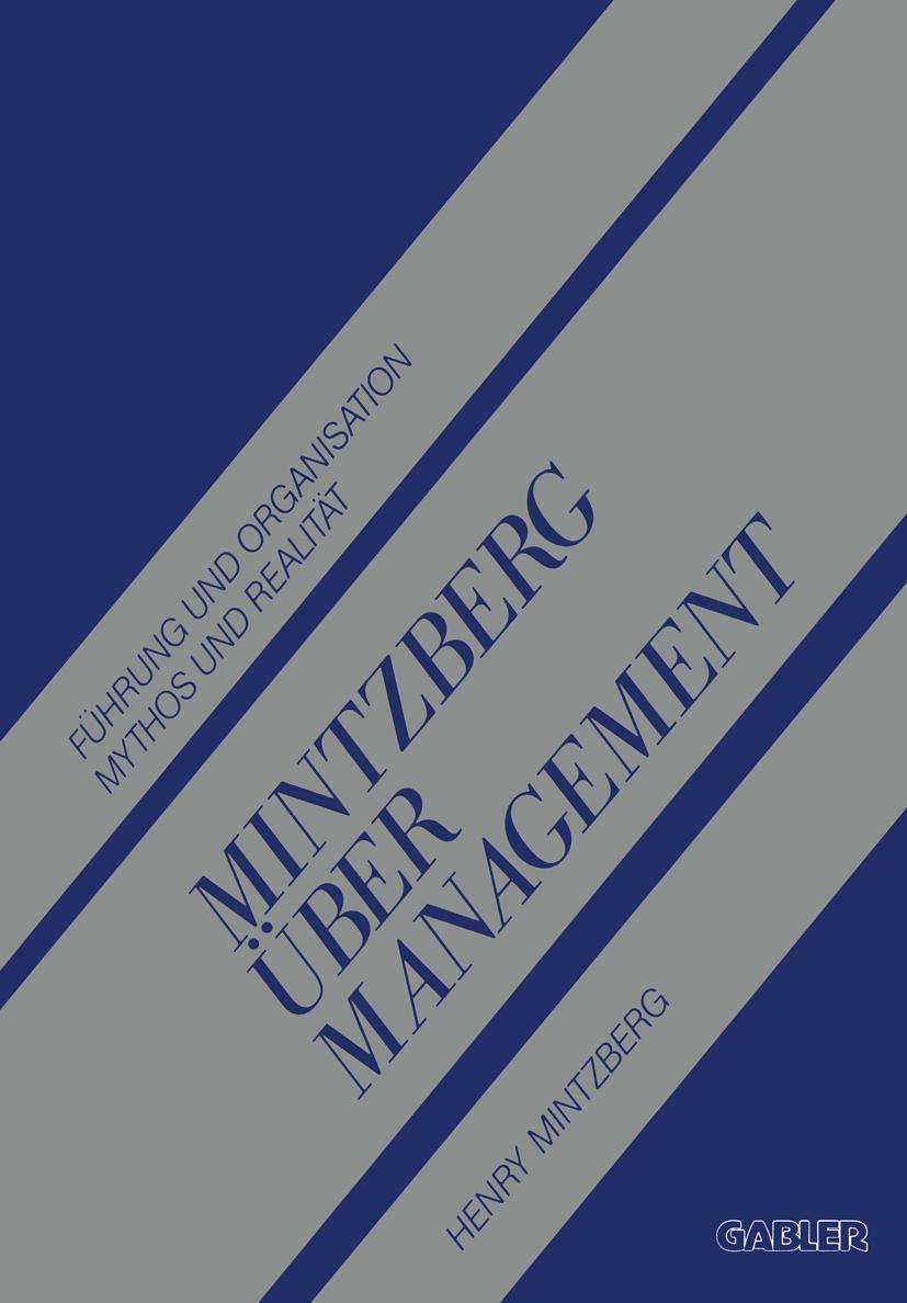 Cover: 9783409132176 | Mintzberg über Management | Henry Mintzberg | Taschenbuch | 382 S.