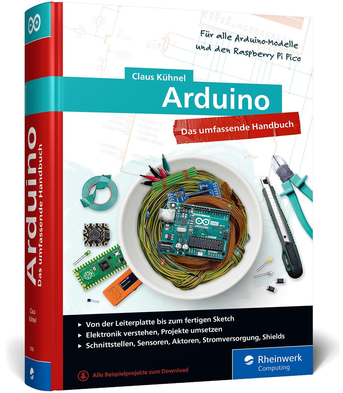 Cover: 9783836291040 | Arduino | Claus Kühnel | Buch | Rheinwerk Computing | 868 S. | Deutsch