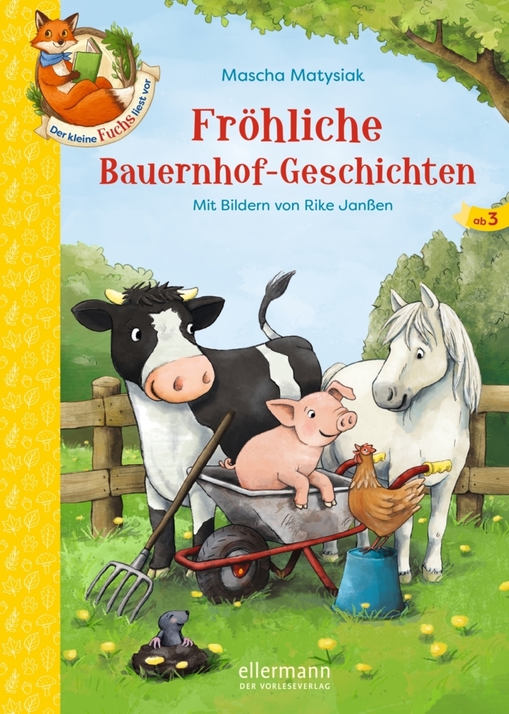 Cover: 9783770701551 | Der kleine Fuchs liest vor. Fröhliche Bauernhof-Geschichten | Matysiak
