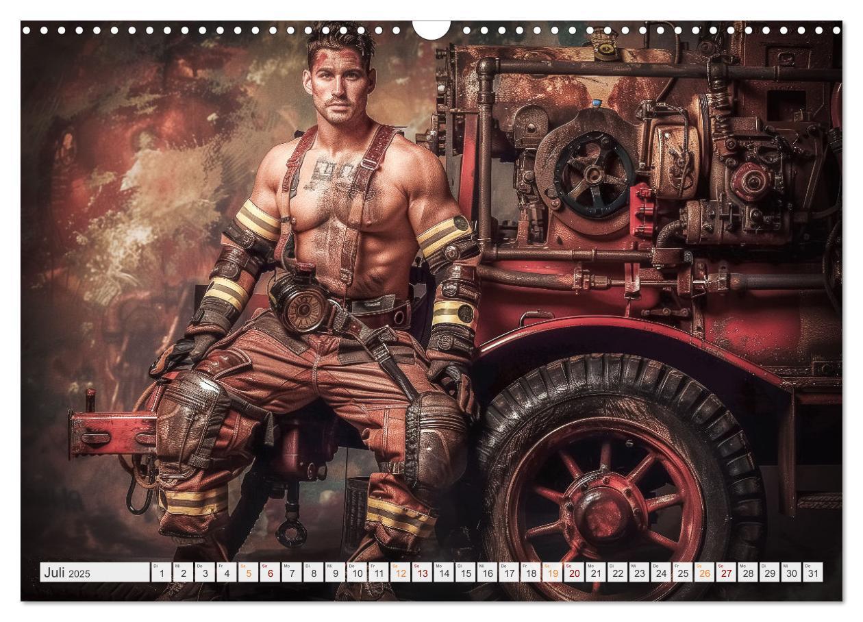 Bild: 9783383788871 | Feuerwehrmänner (Wandkalender 2025 DIN A3 quer), CALVENDO...