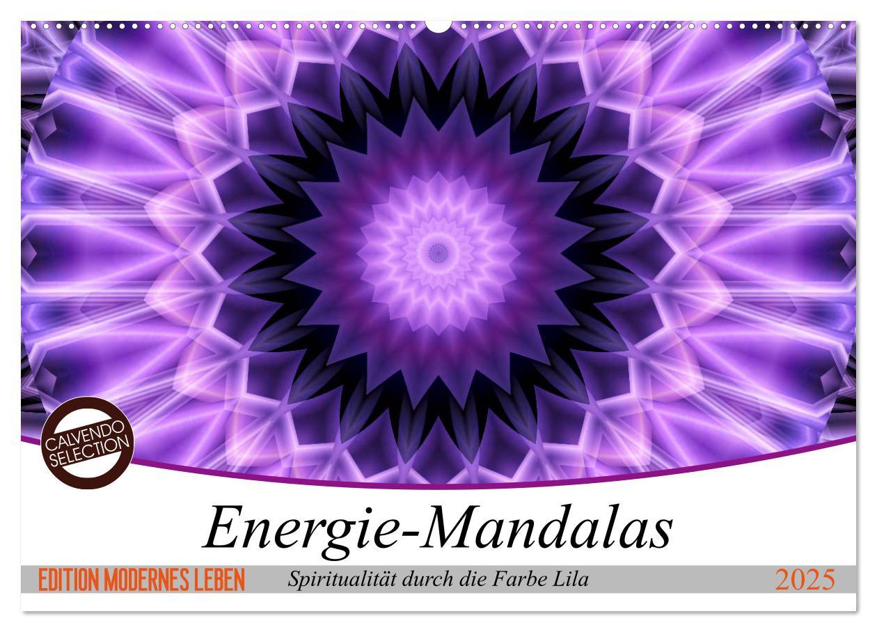 Cover: 9783435418114 | Energie - Mandalas, Spiritualität durch die Farbe Lila...