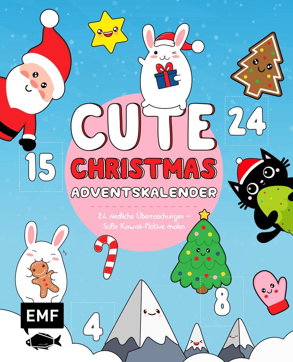 Cover: 9783745906707 | Mein Kawaii-Adventskalender-Buch: Cute Christmas | Buch | Deutsch