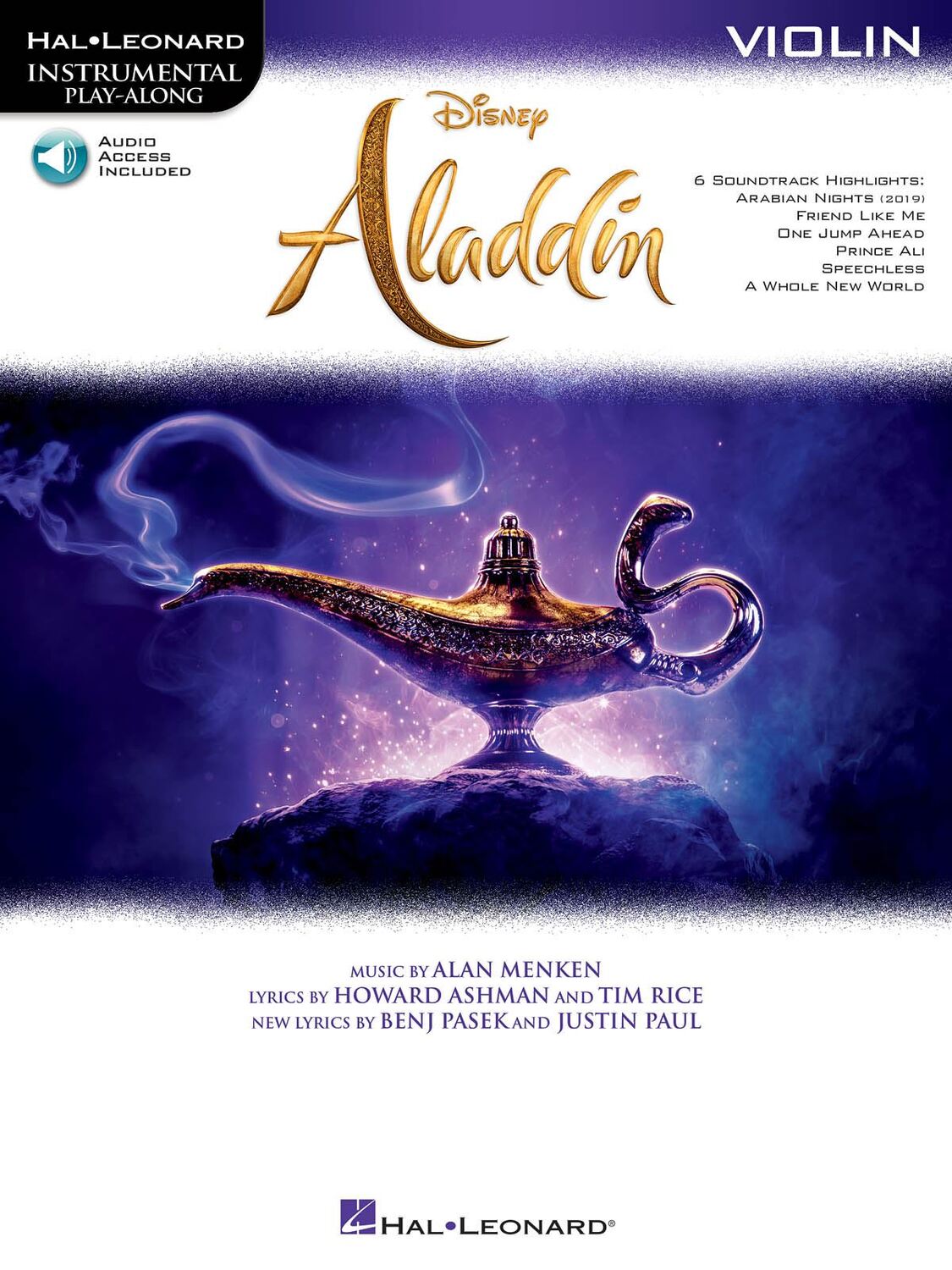 Cover: 888680961428 | Aladdin | Instrumental Play-Along | Alan Menken | Buch + Online-Audio