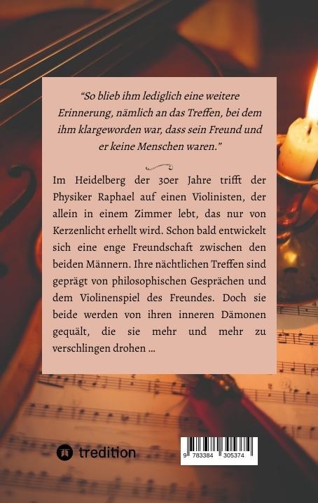 Rückseite: 9783384305374 | Der Freund mit der Violine | Nina Nemesia | Taschenbuch | Paperback