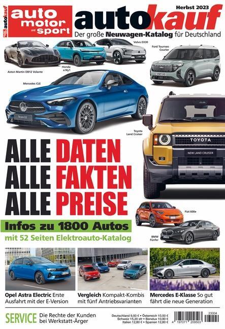 Cover: 9783613320963 | autokauf 04/2023 Herbst | Der große Neuwagen-Katalog für Deutschland