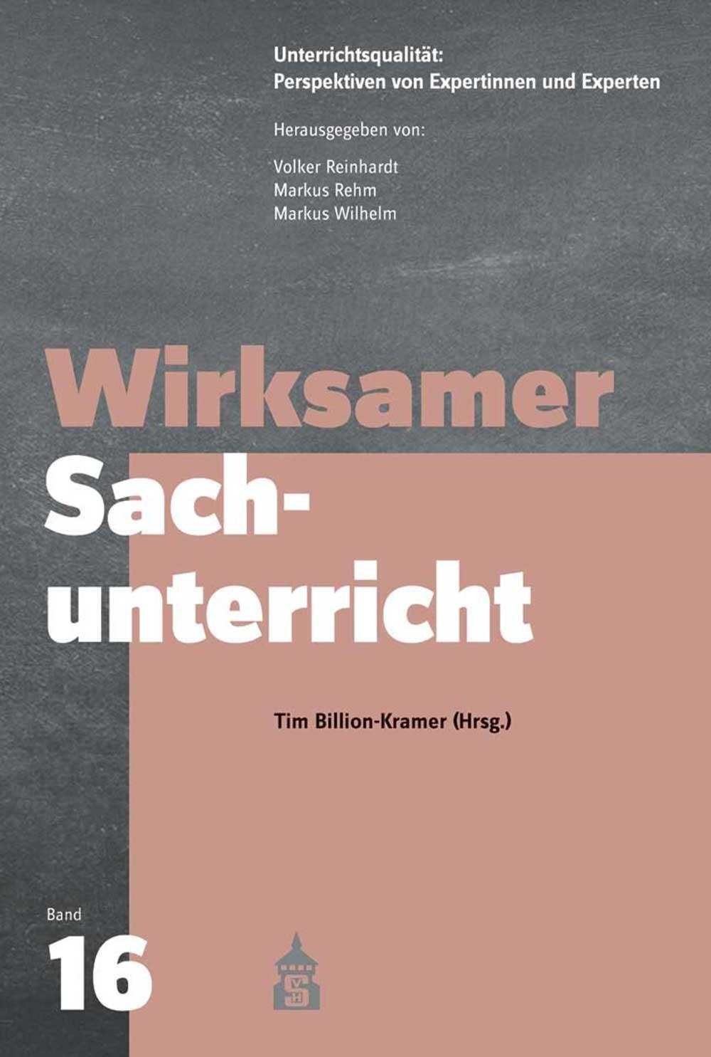 Cover: 9783834020628 | Wirksamer Sachunterricht | Tim Billion-Kramer | Taschenbuch | Deutsch