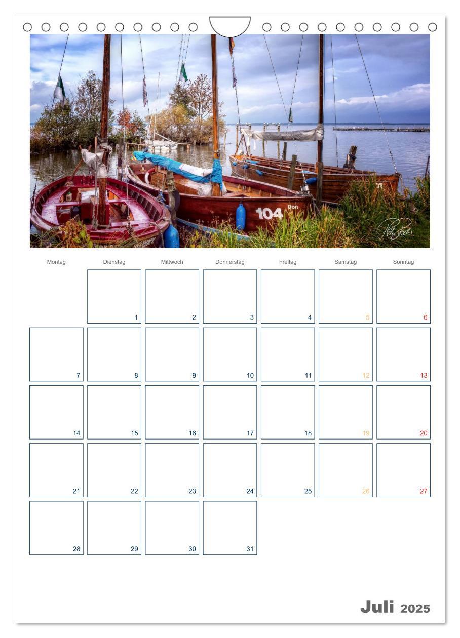 Bild: 9783457064153 | Am Steinhuder Meer / Planer (Wandkalender 2025 DIN A4 hoch),...