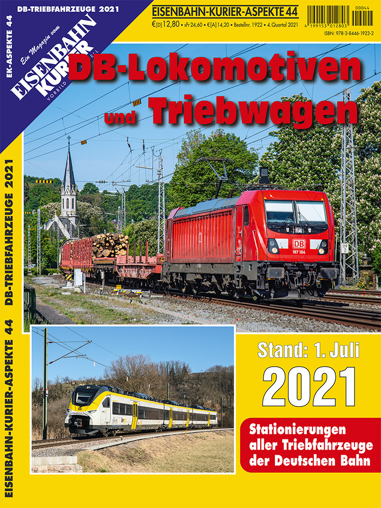 Cover: 9783844619232 | DB-Lokomotiven und Triebwagen - Stand 1. Juli 2021 | Broschüre | 66 S.
