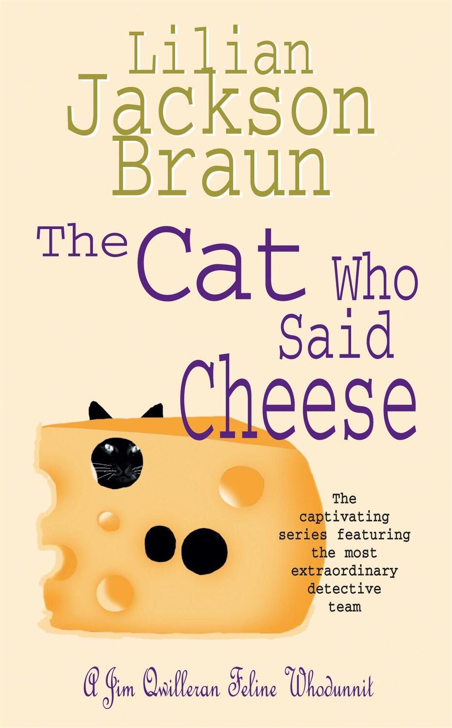 Cover: 9780747249443 | The Cat Who Said Cheese (The Cat Who... Mysteries, Book 18) | Braun