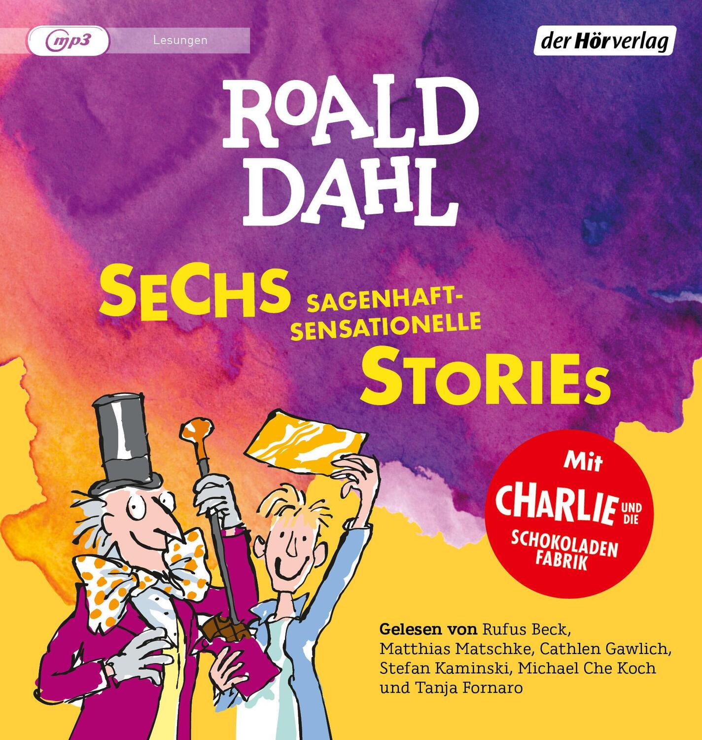 Bild: 9783844550412 | Sechs sagenhaft-sensationelle Stories | Roald Dahl | MP3 | 3 Audio-CDs