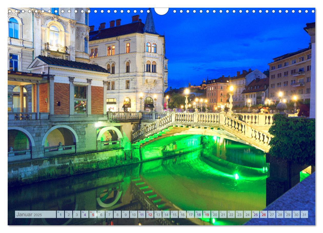 Bild: 9783383850363 | Ljubljana - Sloweniens wunderschöne Hauptstadt (Wandkalender 2025...