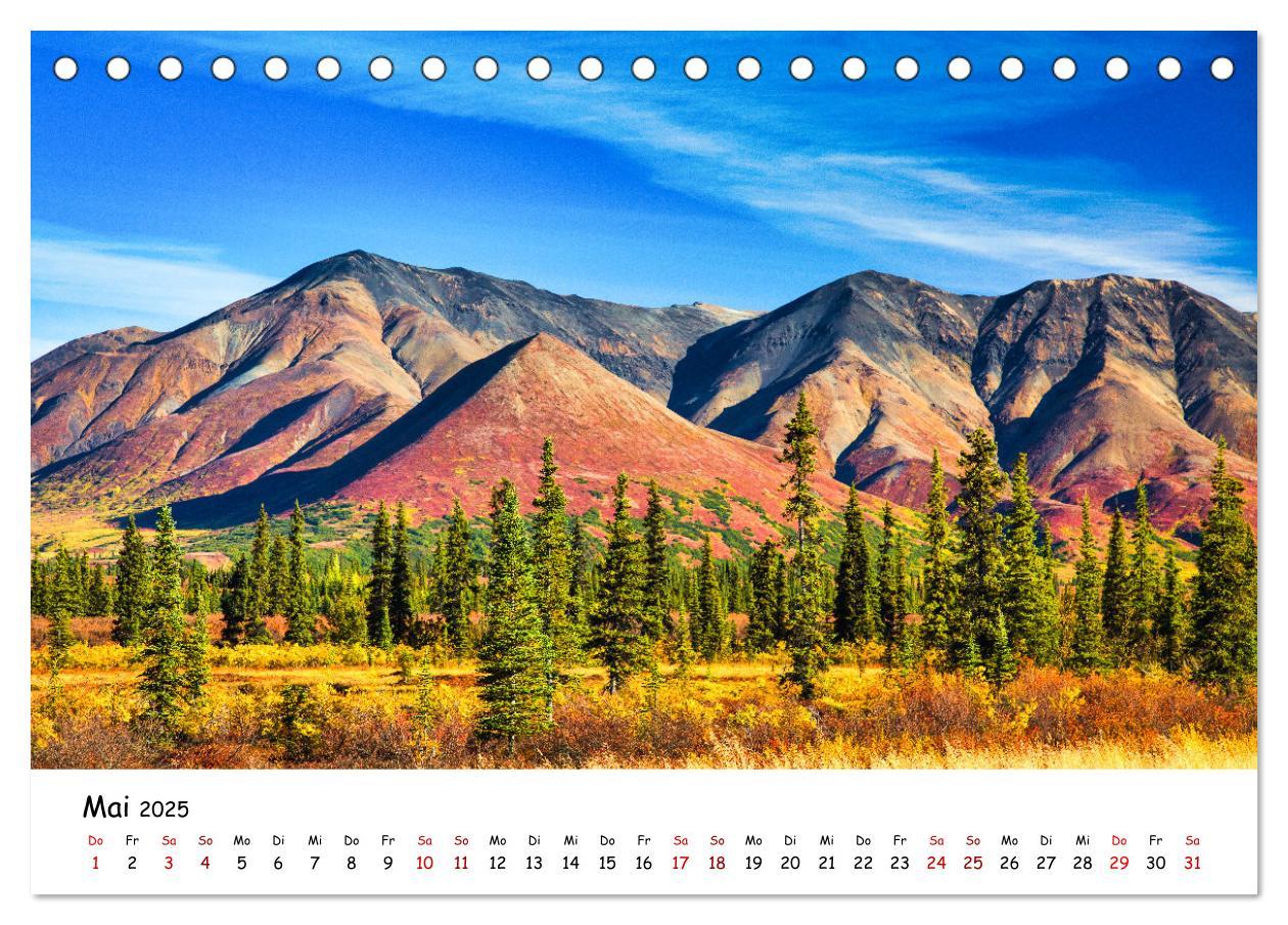 Bild: 9783435247394 | Alaska und Yukon, endlose Freiheit erleben (Tischkalender 2025 DIN...