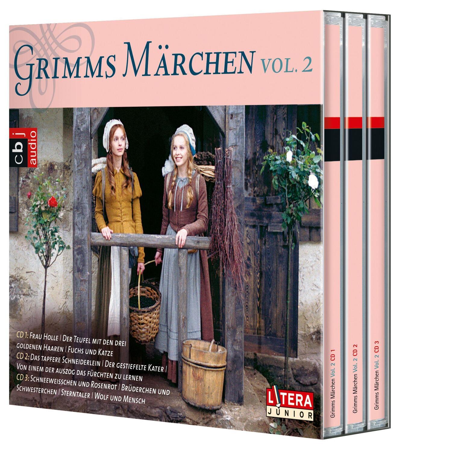 Cover: 9783837134230 | Grimms Märchen Box 2 | Jacob Grimm (u. a.) | Audio-CD | 3 Audio-CDs