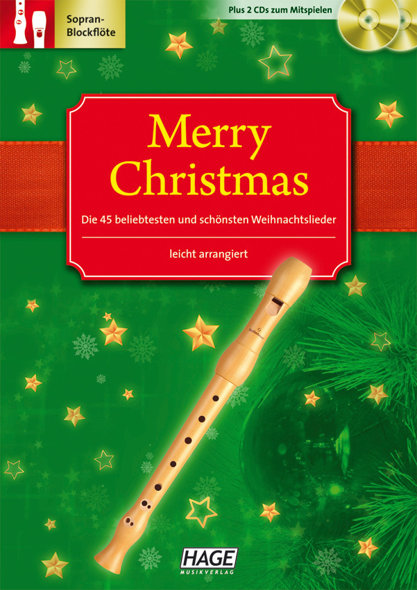 Cover: 9783930159215 | Merry Christmas für Blockflöte | Helmut Hage | Broschüre | Deutsch