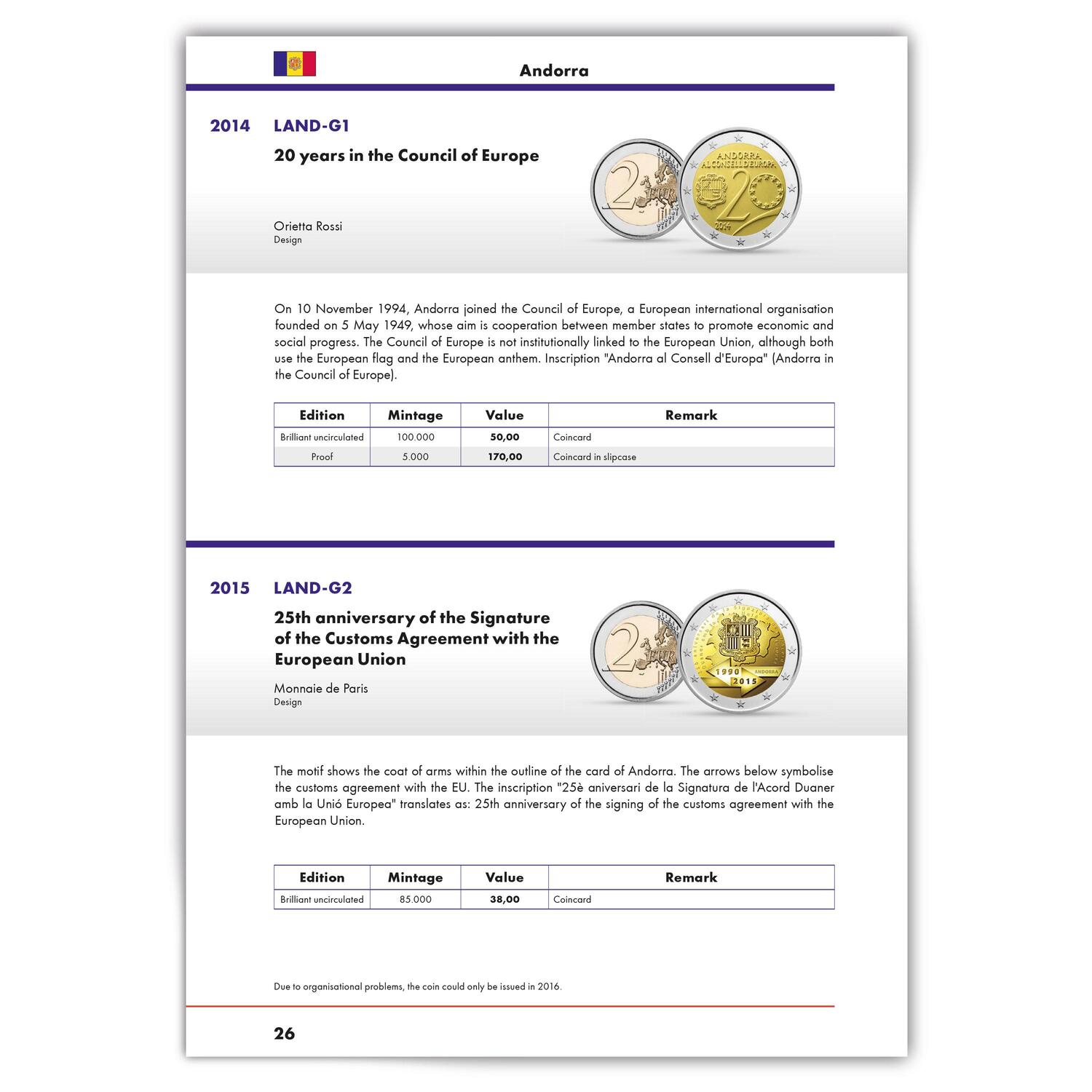 Bild: 9783947701551 | 2-Euro-Katalog 2023 Englisch | 2 Euro Coin Catalogue | Kg | Buch