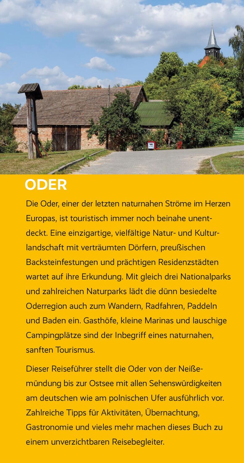 Bild: 9783897944800 | Reiseführer Oder | Kristine Jaath | Taschenbuch | 300 S. | Deutsch
