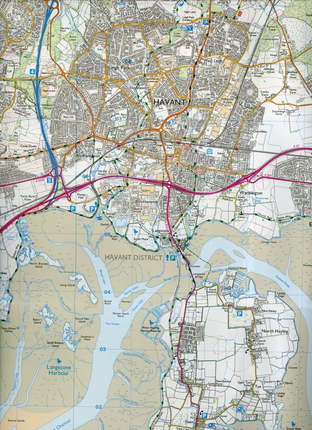 Bild: 9780319242476 | Chichester, South Harting &amp; Selsey | Ordnance Survey | (Land-)Karte