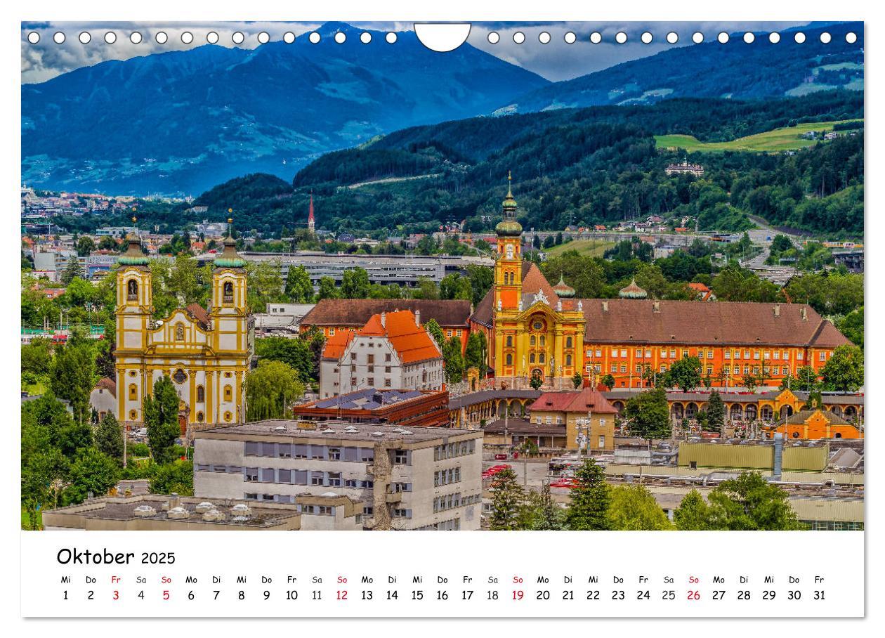 Bild: 9783435440252 | Grüße aus Innsbruck (Wandkalender 2025 DIN A4 quer), CALVENDO...