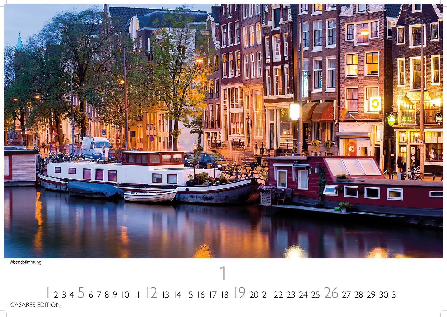 Bild: 9781835241547 | Amsterdam 2025 L 35x50cm | Kalender | 14 S. | Deutsch | 2025