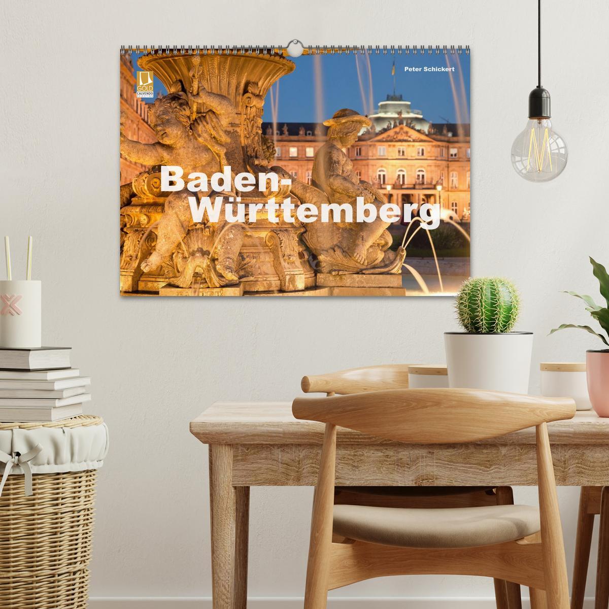 Bild: 9783435532452 | Baden-Württemberg (Wandkalender 2025 DIN A3 quer), CALVENDO...