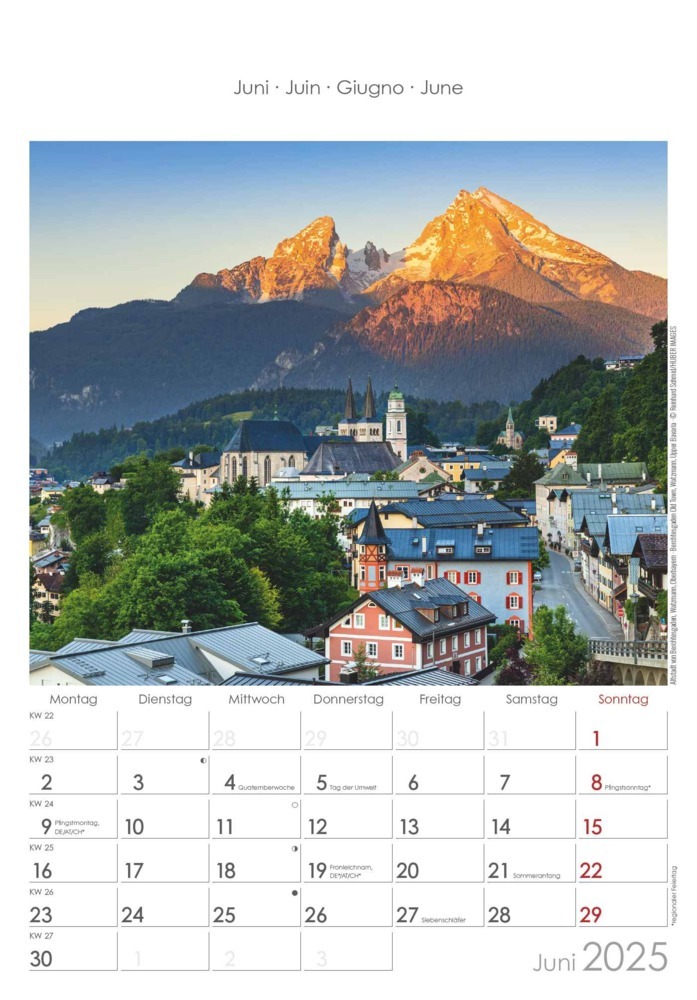 Bild: 4251732341190 | Alpha Edition - Bayern 2025 Bildkalender, 23,7x34cm, Wandkalender...