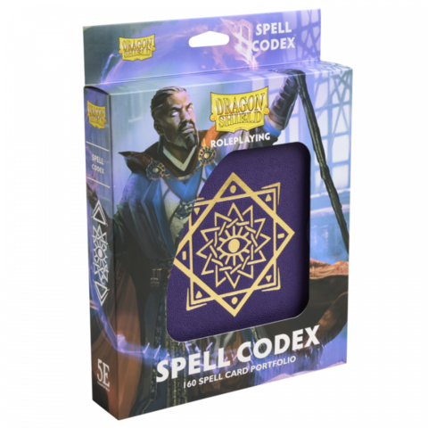 Cover: 5706569500191 | Spell Codex - Arcane Purple | Dragon Shield Roleplay