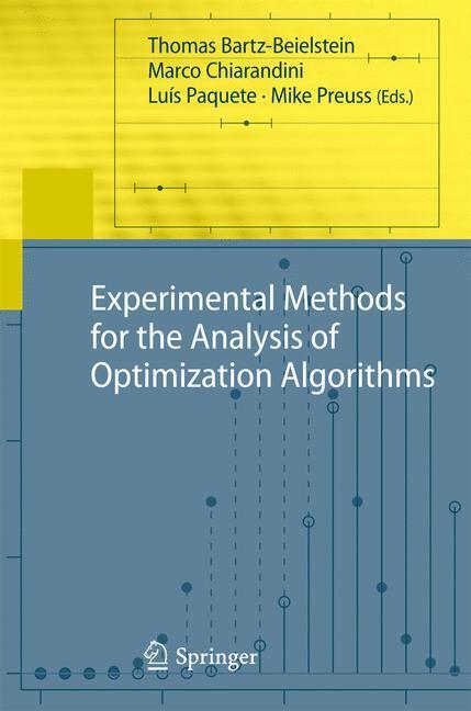 Cover: 9783642025372 | Experimental Methods for the Analysis of Optimization Algorithms