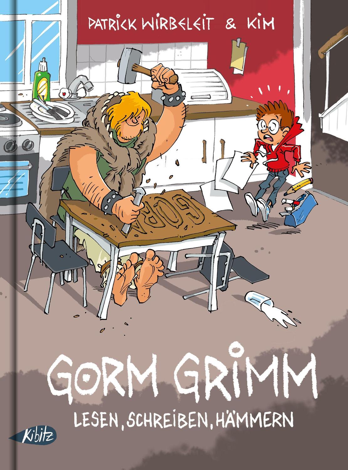 Cover: 9783948690151 | Gorm Grimm | Lesen, schreiben, hämmern | Patrick Wirbeleit | Buch