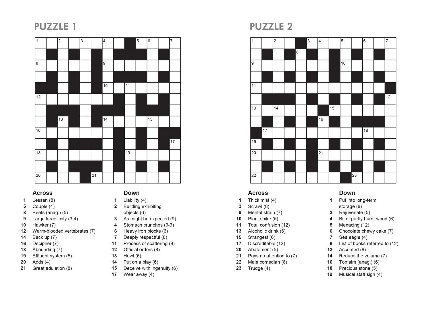 Bild: 9780008469795 | Crossword Challenge Book 5 | 200 Quick Crossword Puzzles | Puzzles