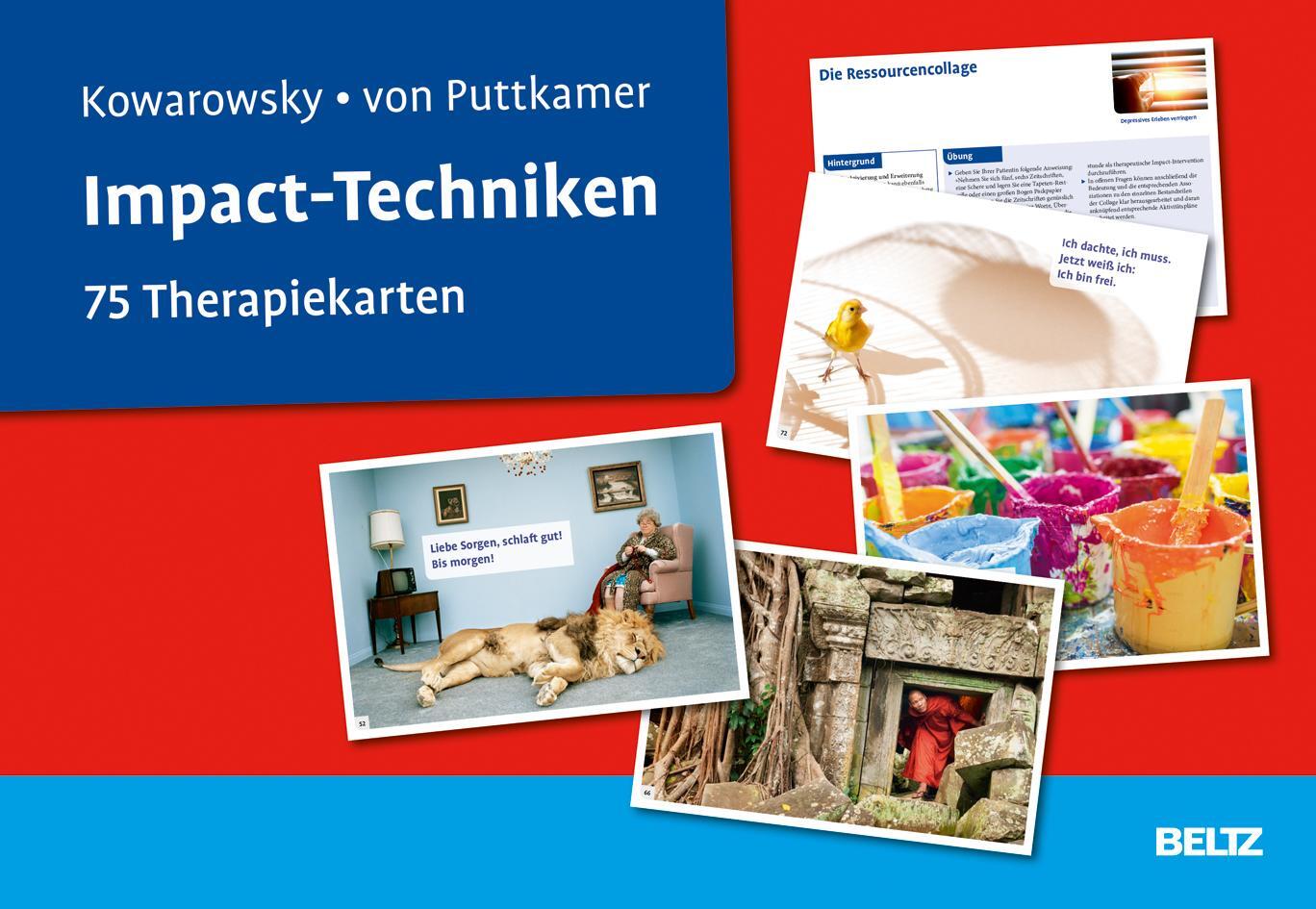 Cover: 4019172100049 | Impact-Techniken | Gert Kowarowsky (u. a.) | Box | BeltzTherapiekarten