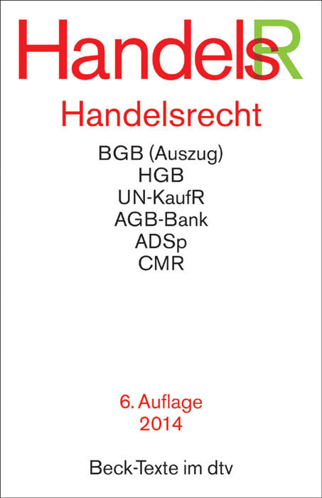 Cover: 9783423055994 | Handelsrecht (HandelsR) | Taschenbuch | XXX | Deutsch | 2014 | DTV