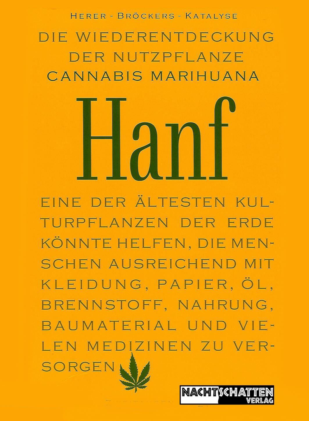 Cover: 9783037881811 | Die Wiederentdeckung der Nutzpflanze Hanf | Jack Herer (u. a.) | Buch
