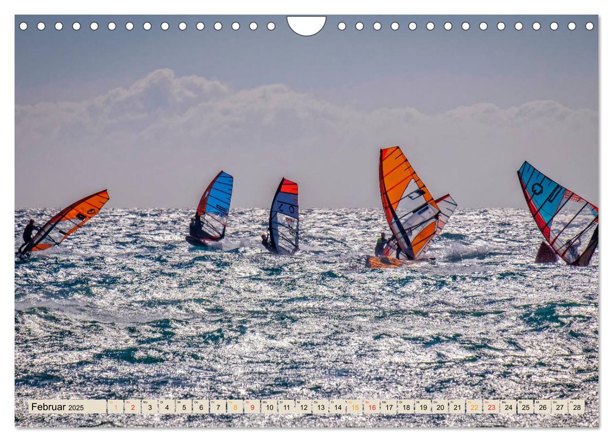 Bild: 9783435272594 | Windsurfing - extrem cool (Wandkalender 2025 DIN A4 quer), CALVENDO...