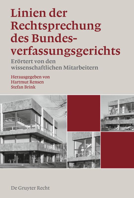 Cover: 9783899494808 | Linien der Rechtsprechung des Bundesverfassungsgerichts - erörtert...