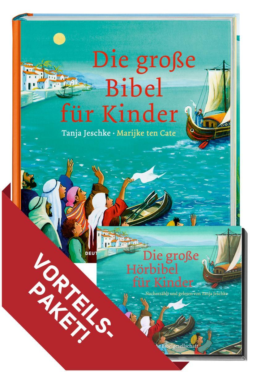 Cover: 9783438040718 | Die große Bibel für Kinder + Die große Hörbibel für Kinder | Buch
