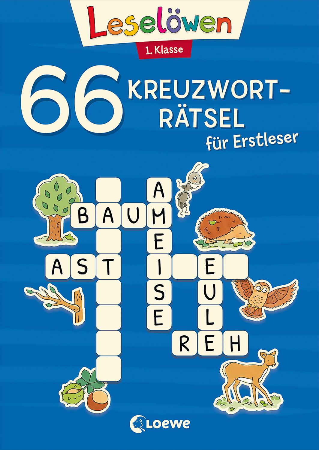 Cover: 9783743212404 | 66 Kreuzworträtsel für Erstleser - 1. Klasse (Blau) | Taschenbuch