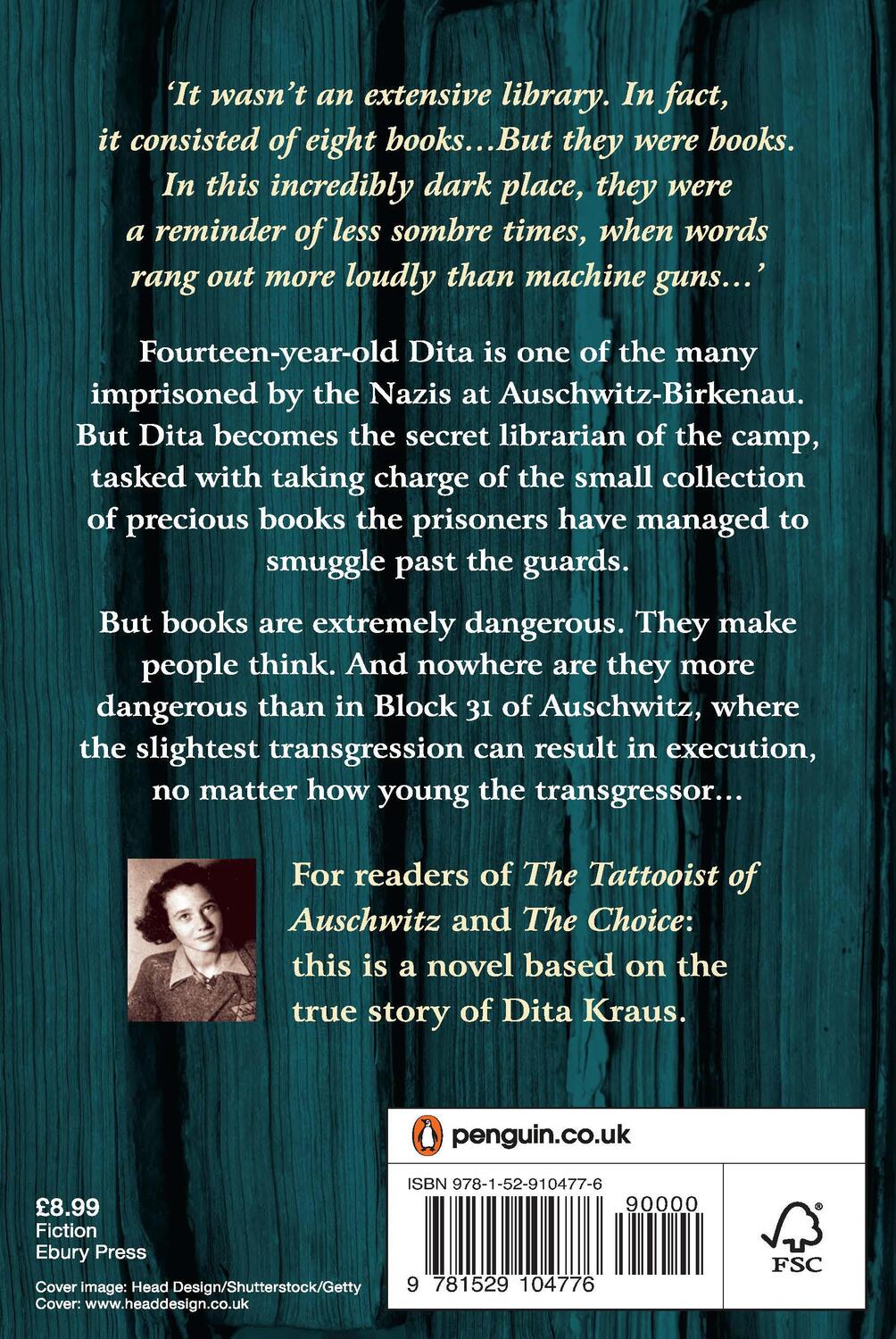Rückseite: 9781529104776 | The Librarian of Auschwitz | Antonio Iturbe | Taschenbuch | Englisch
