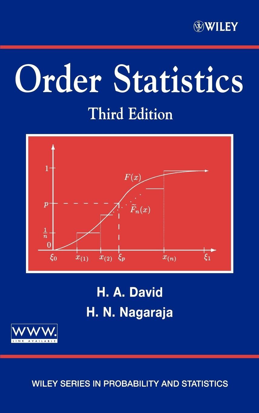 Cover: 9780471389262 | Order Statistics 3e | David (u. a.) | Buch | 488 S. | Englisch | 2003