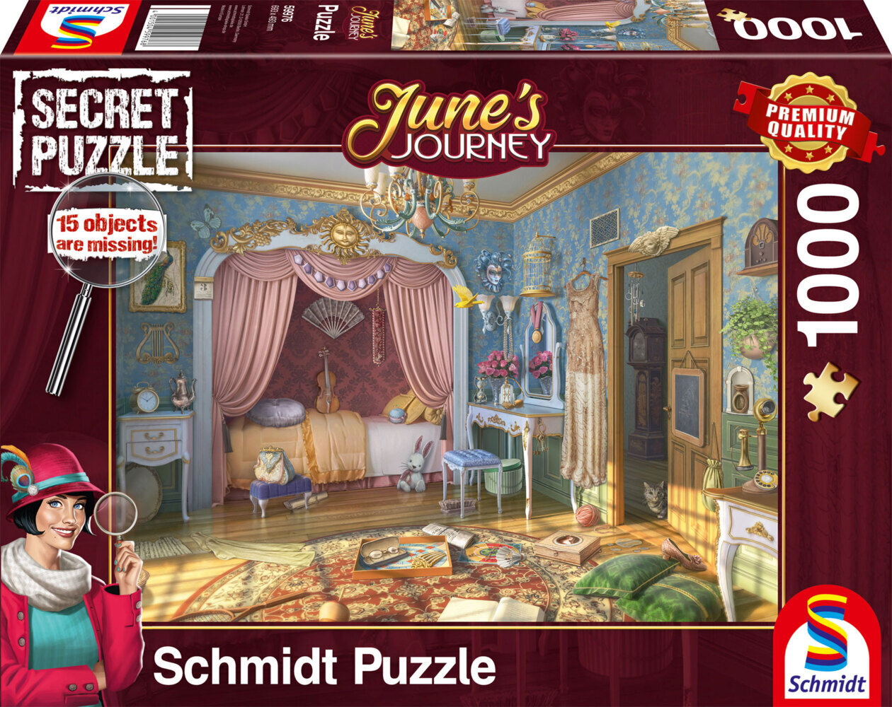 Cover: 4001504599768 | Junes Schlafzimmer | Puzzle June´s Journey 1.000 Teile | Spiel | 2022