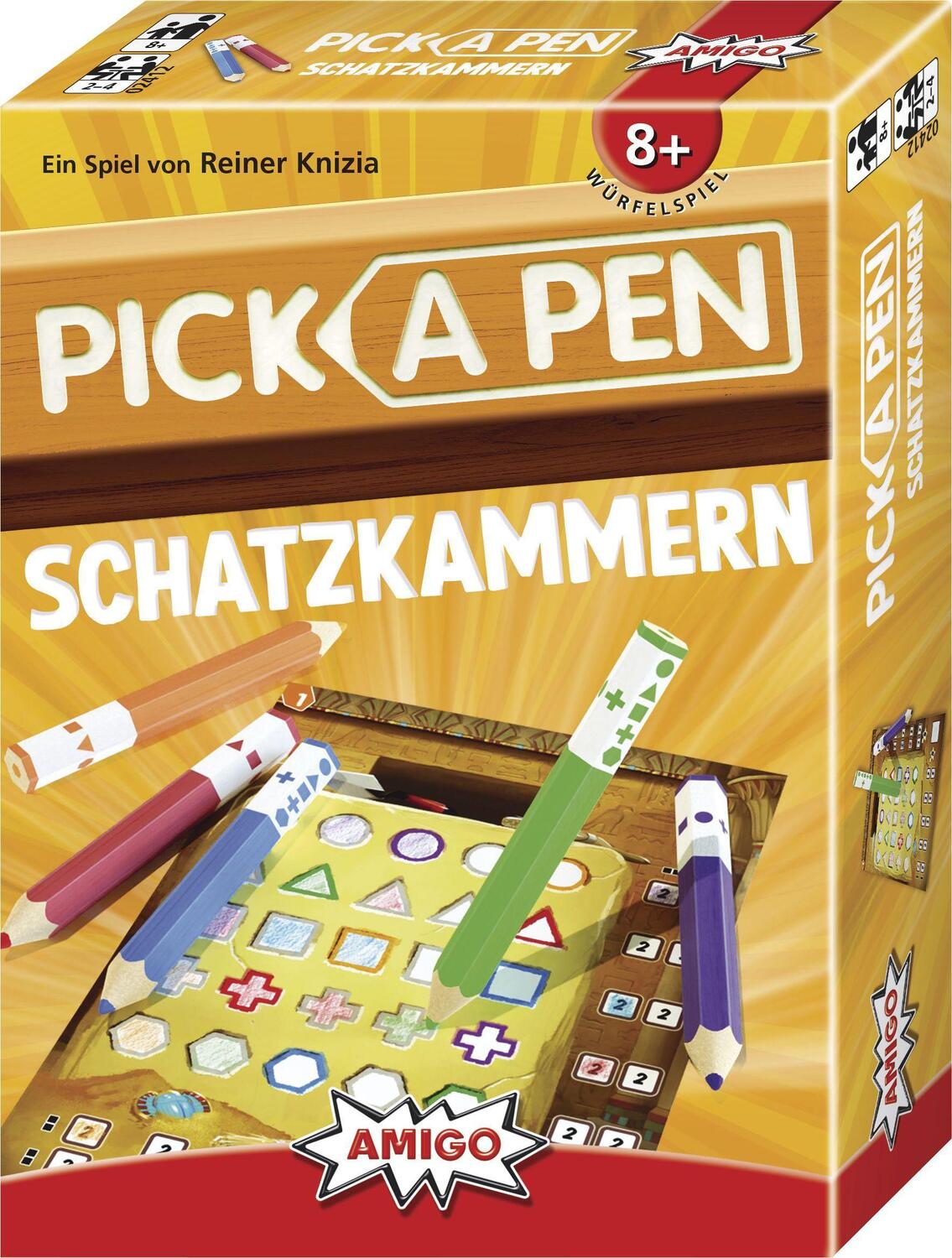 Cover: 4007396024128 | Pick a Pen: Schatzkammern | AMIGO - Familienspiel | Freizeit | Spiel
