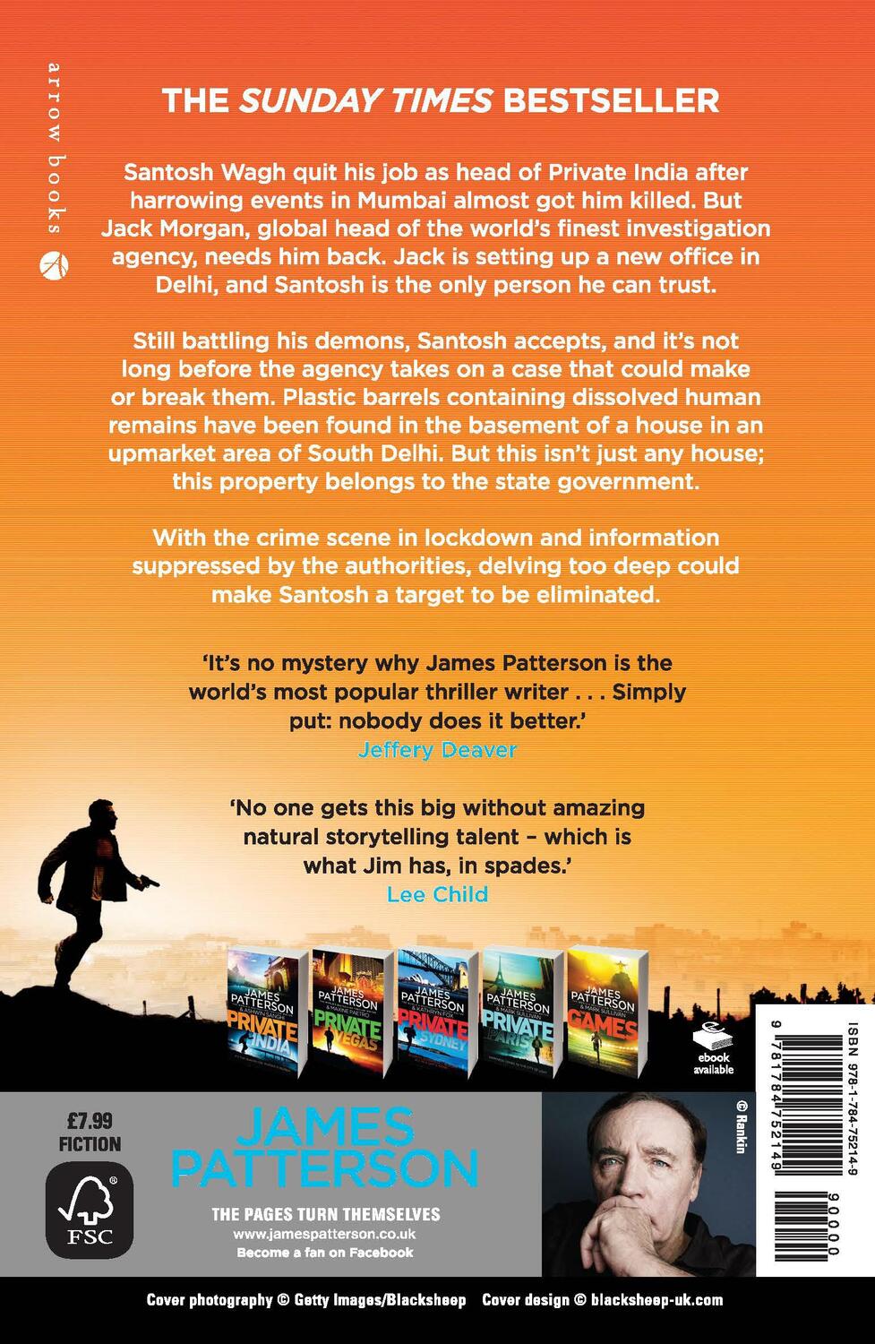 Rückseite: 9781784752149 | Private Delhi | (Private 13) | James Patterson (u. a.) | Taschenbuch