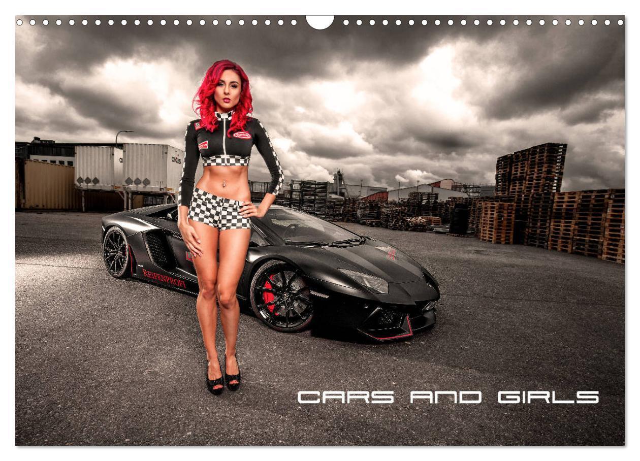 Cover: 9783675572652 | Cars and Girls (Wandkalender 2024 DIN A3 quer), CALVENDO...