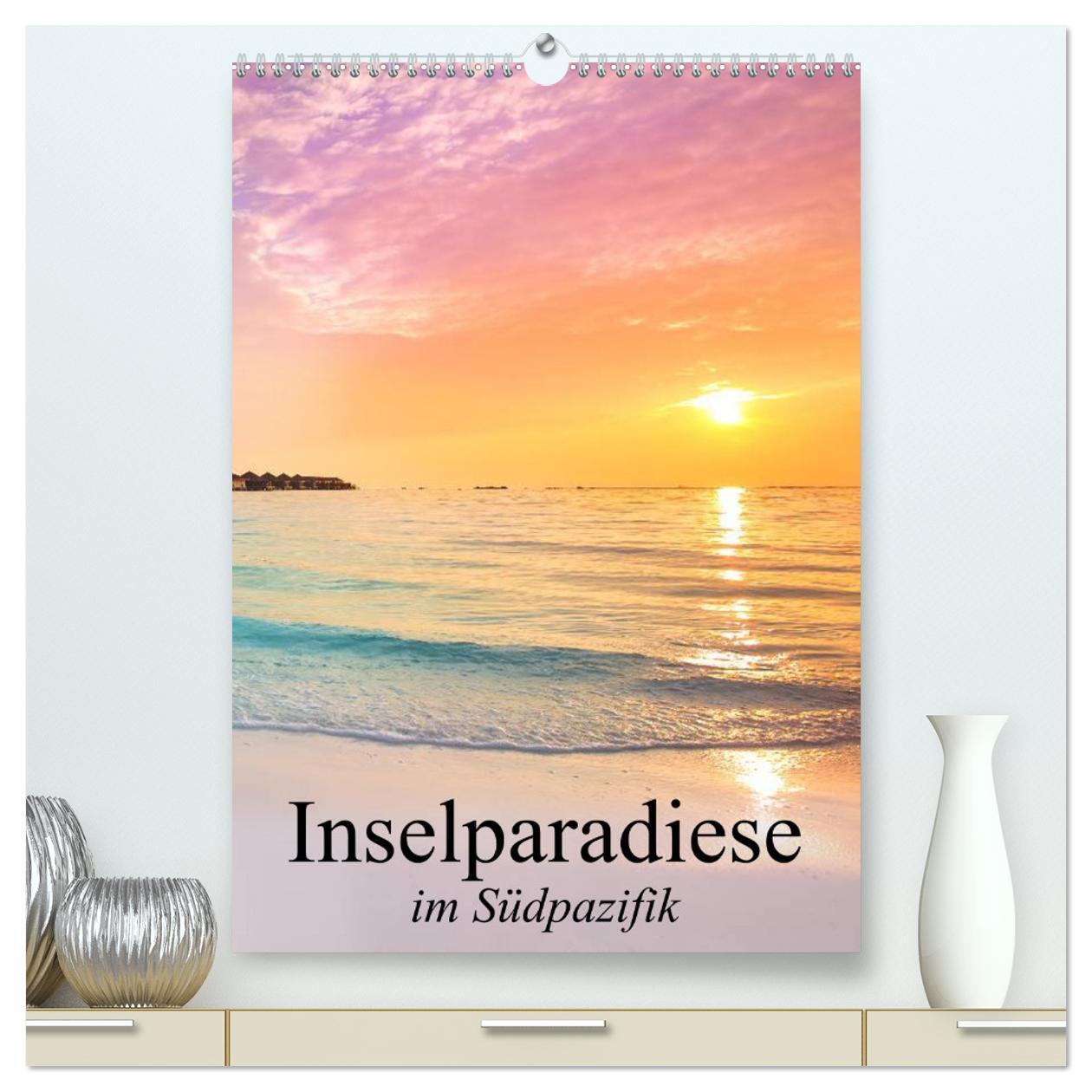 Cover: 9783383372254 | Inselparadiese im Südpazifik (hochwertiger Premium Wandkalender...